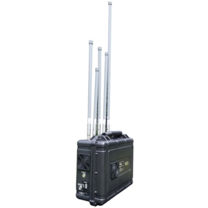 Mobile drone jammer and creation of radio electronic interference Antidron jammer AD-07-360