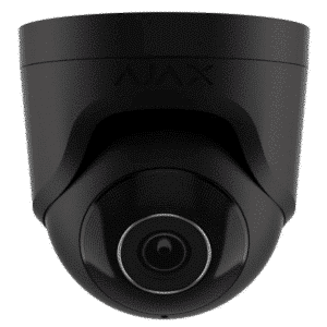 Video surveillance/Video surveillance cameras 8 MP IP camera Ajax TurretCam black (8 Mp/2.8 mm)