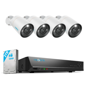 Системы видеонаблюдения/Комплекты видеонаблюдения Комплект IP видеонаблюдения Reolink RLK8-1200B4-A 2.8 мм