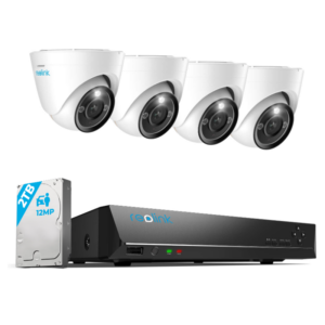 Системы видеонаблюдения/Комплекты видеонаблюдения Комплект IP видеонаблюдения Reolink RLK8-1200D4-A 2.8 мм