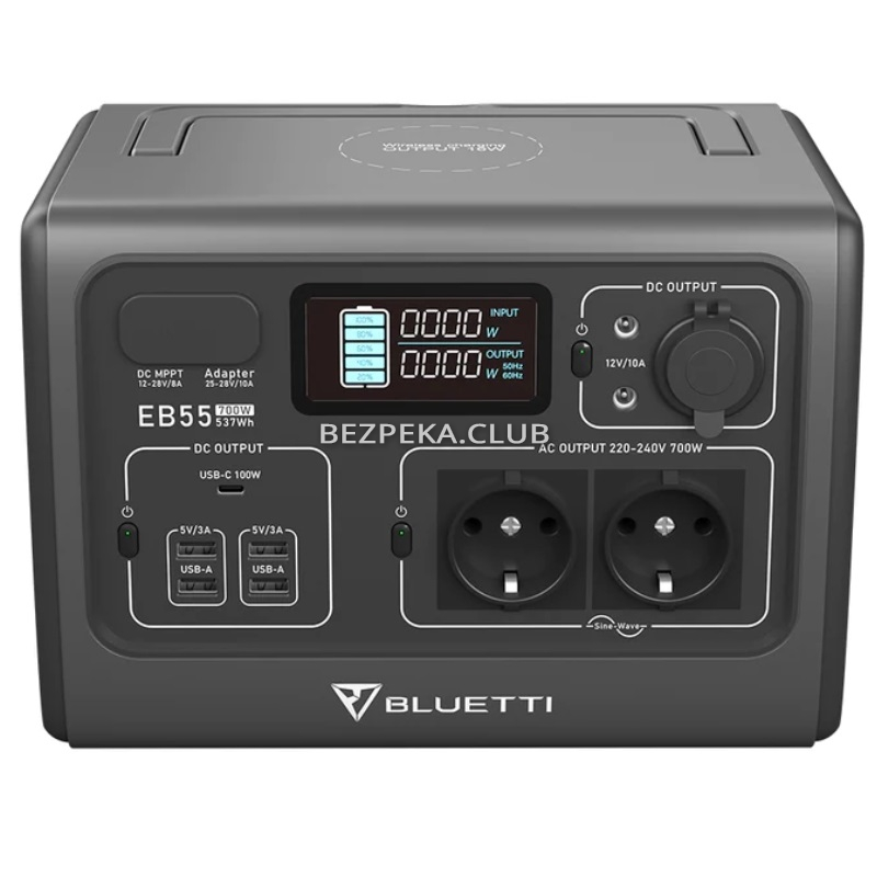 BLUETTI PowerOak EB55 Portable Power Supply - Image 1