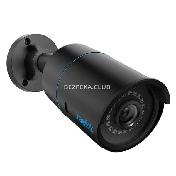 Системи відеоспостереження/Камери стеження 5 Мп IP камера Reolink RLC-510A Black з функцією виявлення та PoE