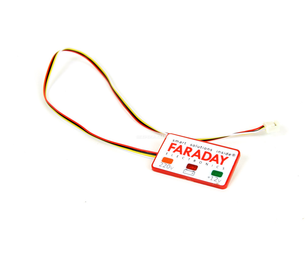 Зовнішня індикація Faraday Electronics 3 LED UPS індикатор - Зображення 2