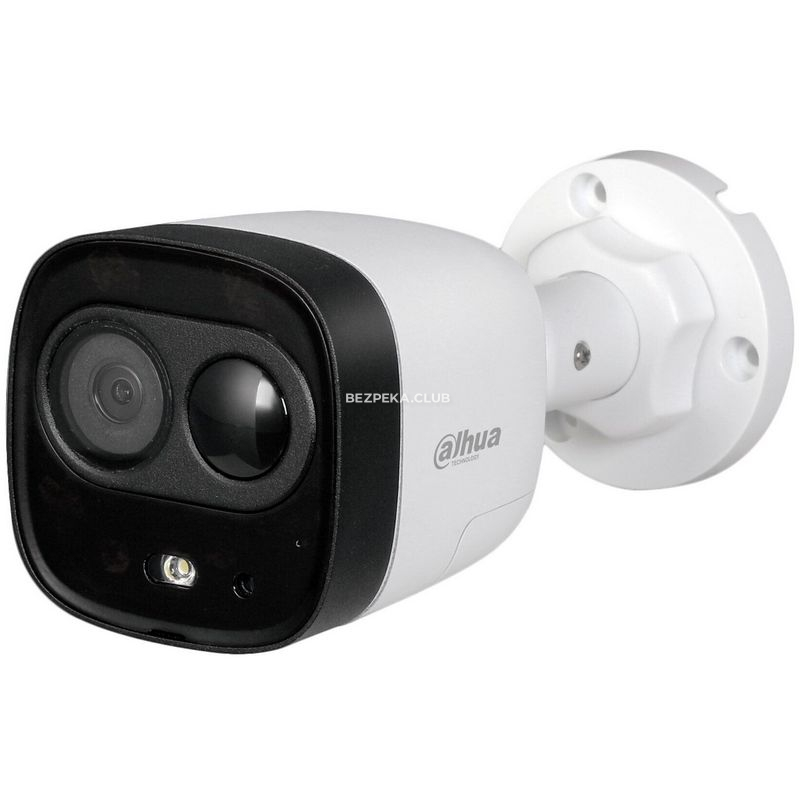 2 МP HDCVI camera Dahua DH-HAC-ME1200DP (2.8 mm) with light siren - Image 1