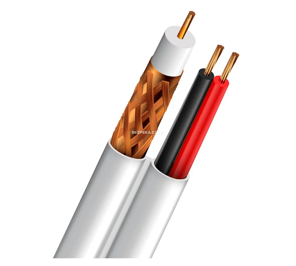 Coaxial cable Trinix RG-59+2*0.5 INDOOR 305m copper - Image 1