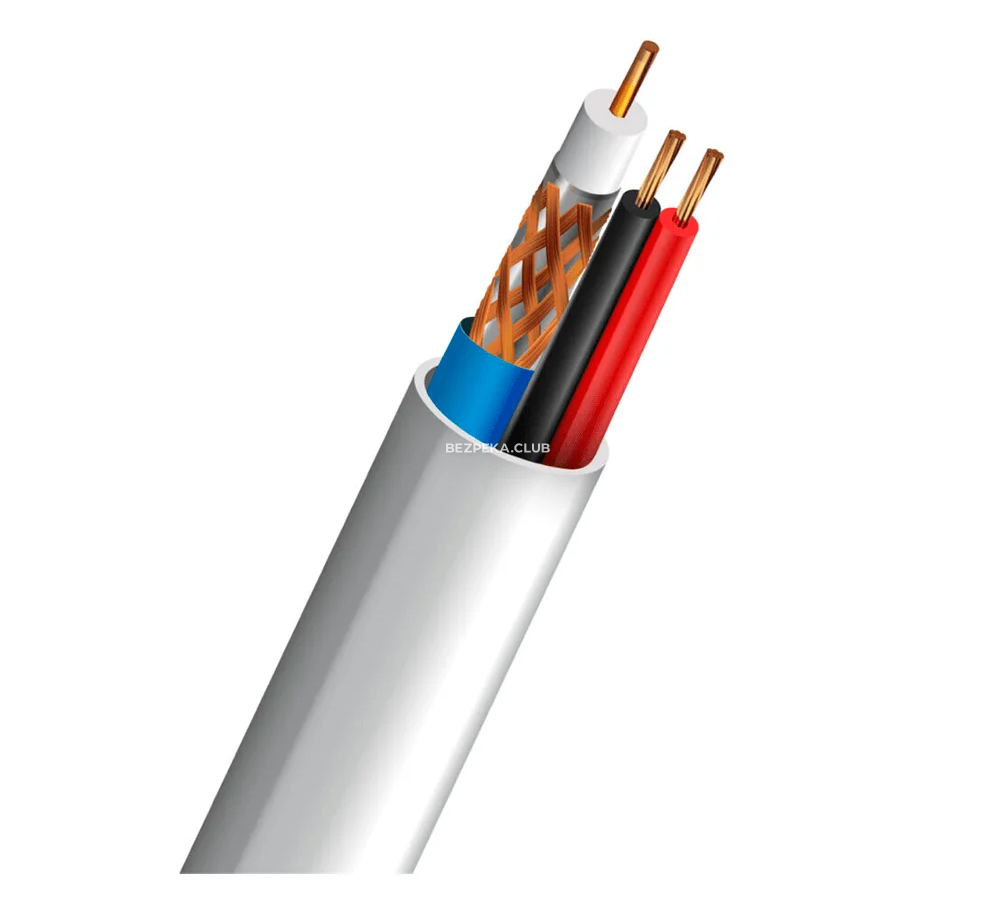 Coaxial cable Trinix RG-59+2*0.5 INDOOR Trinix 