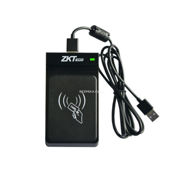Системи контролю доступу/Зчитувач карток/брелоків USB-зчитувач ZKTeco CR20M для зчитування карт Mifare