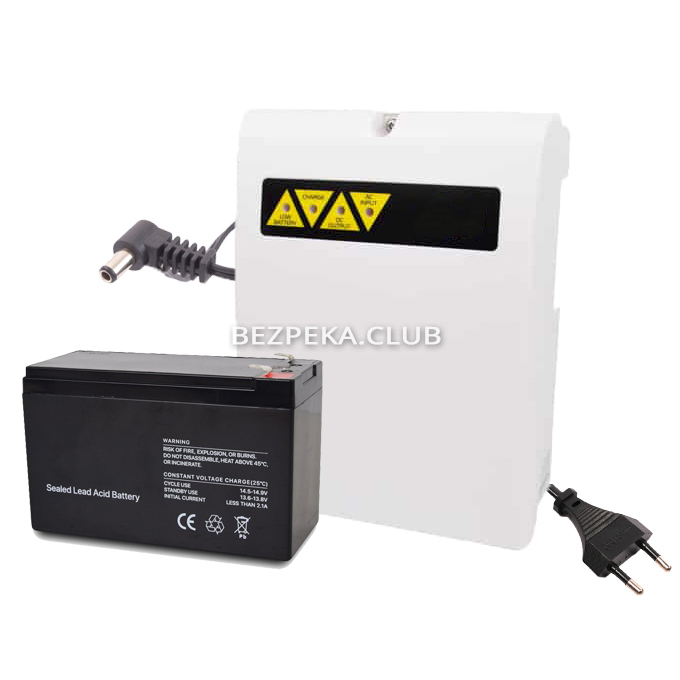 Uninterruptible power supply kit IQ Energy UPS-123P (12V/36W/7Ah) for a router - Image 1
