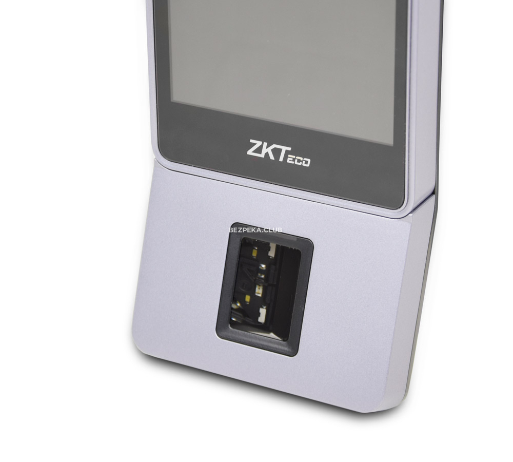 Біометричний термінал ZKTeco Horus E1-FP [ID] ADMS з розпізнаванням облич, відбитків пальців та зчитувачем RFID-карт - Зображення 2