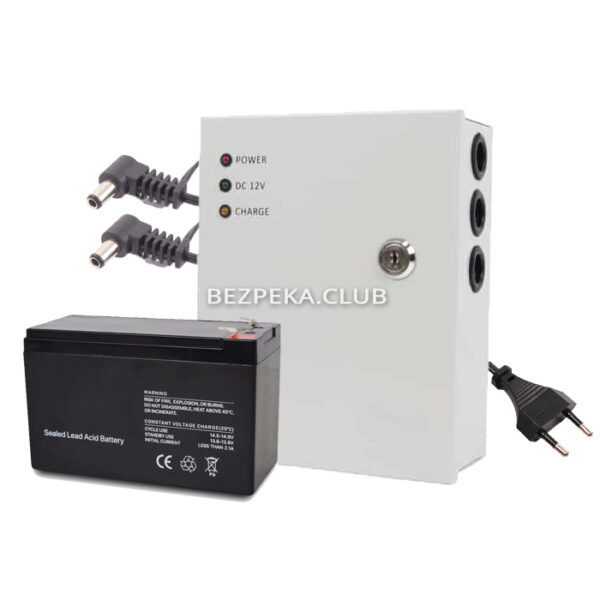 Power sources/Uninterruptible power supplies 12/24 V Uninterruptible power supply kit IQ Energy UPS-123M (12V/36W/7Ah) for a router