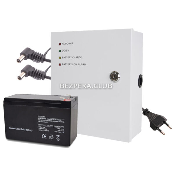 Power sources/Uninterruptible power supplies 12/24 V Uninterruptible power supply kit IQ Energy UPS-125M (12V/60W/7Ah) for a router