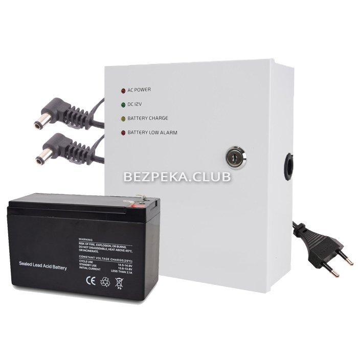 Uninterruptible power supply kit IQ Energy UPS-125M (12V/60W/7Ah) for a router - Image 1