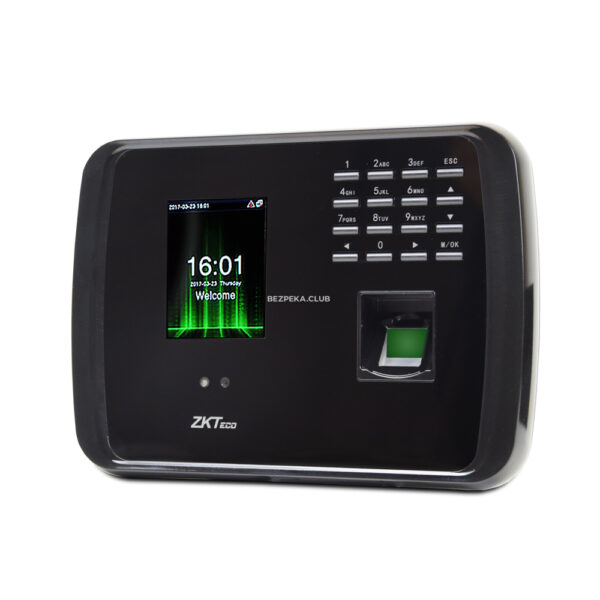 Системи контролю доступу/Біометрична аутентифікація Біометричний термінал ZKTeco MB460 ID ADMS з розпізнаванням облич, сканером відбитка пальця і зчитувачем RFID карт