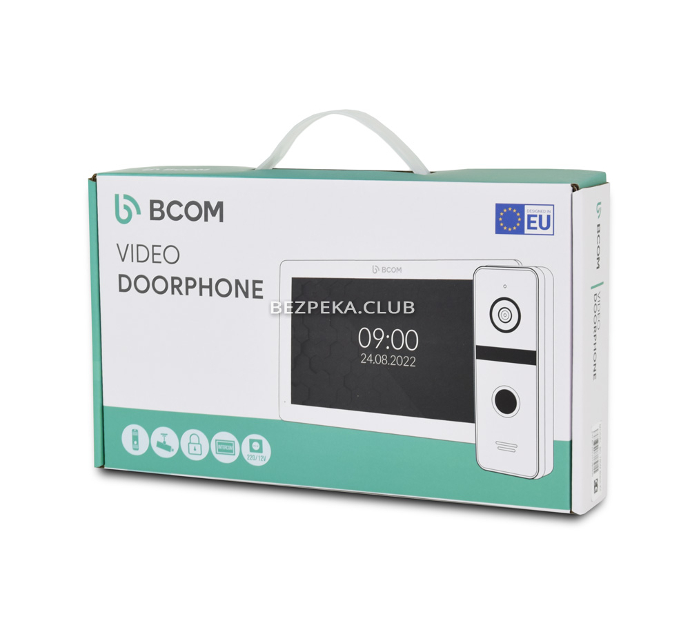 Комплект видеодомофона BCOM BD-780 Black Kit - Фото 9