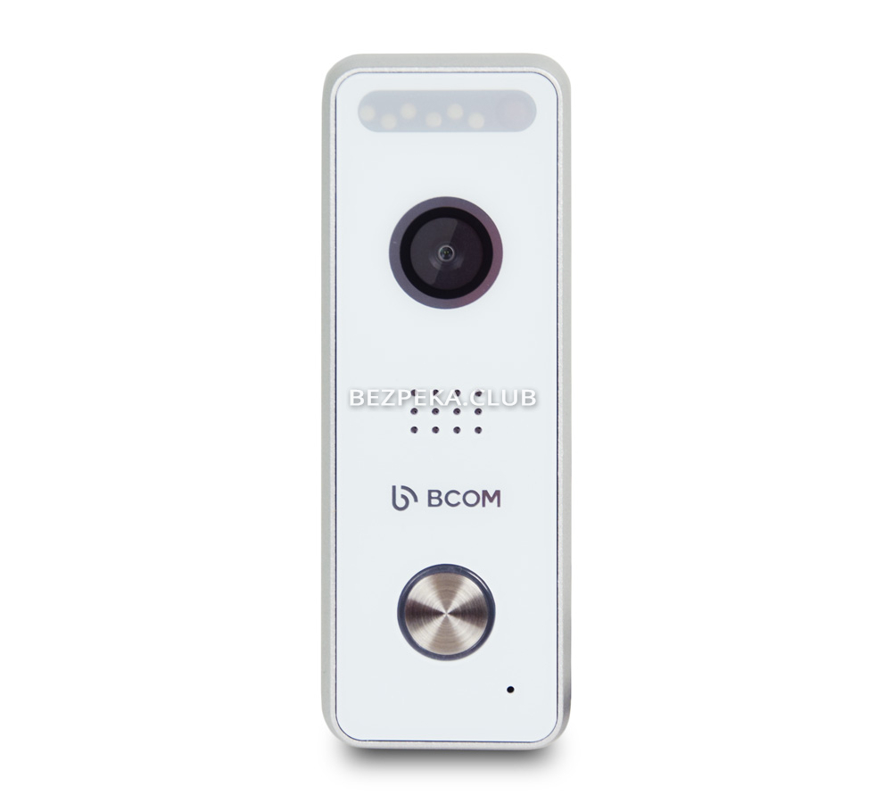 Вызывная видеопанель BCOM BT-400FHD/T White с поддержкой Tuya Smart - Фото 1