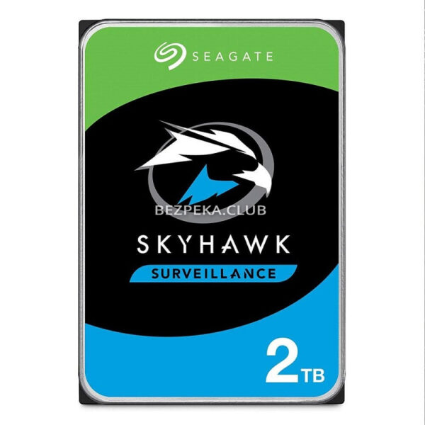 Системи відеоспостереження/Жорсткий диск для відеоспостереження Жорсткий диск 2 TB Seagate Skyhawk ST2000VX012