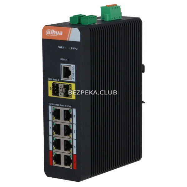Network Hardware/Switches 10-Port Gigabit Industrial PoE Switch Dahua DH-PFS4210-8GT-DP Managed