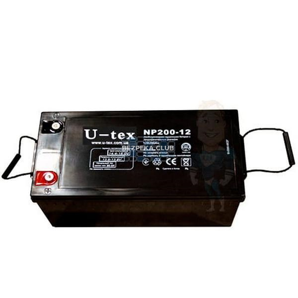 Акумулятор свинцево-кислотний U-tex NP200-12 (200Ah/12V) - Зображення 1