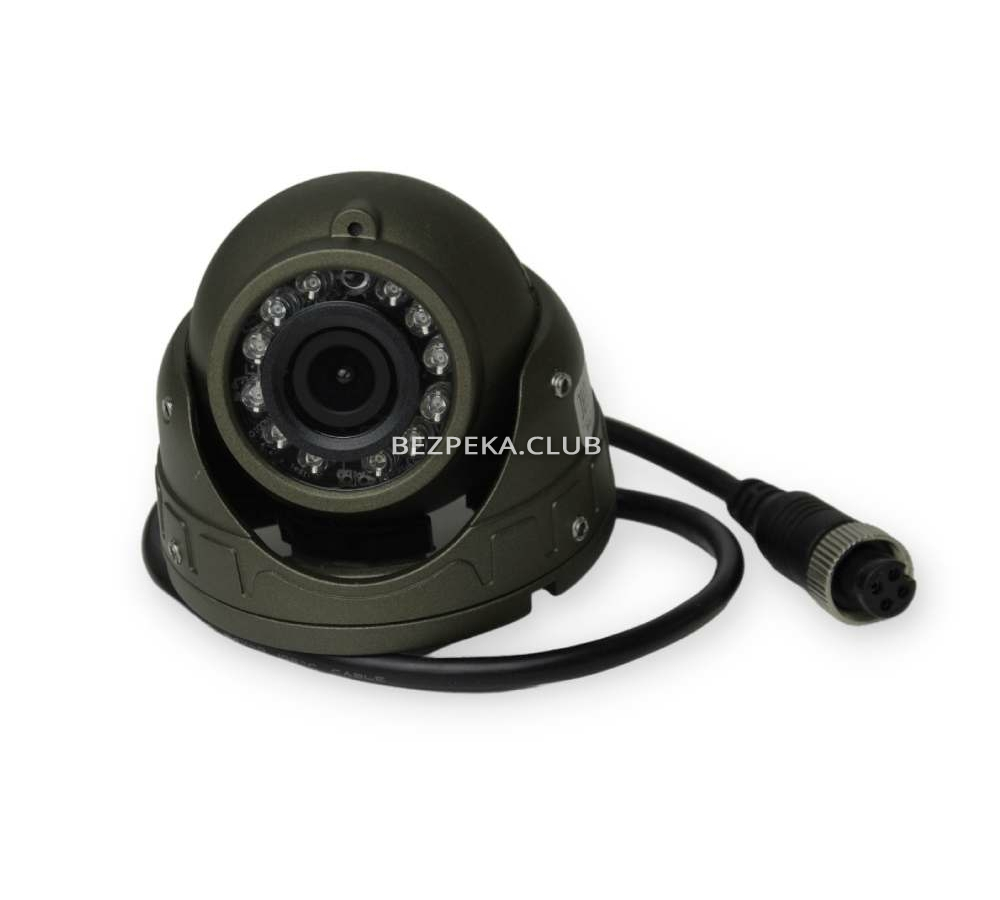 2 MP AHD video camera ATIS AAD-2MIRA-B2/2.8 (Audio) with built-in microphone for video surveillance system in a car - Image 1