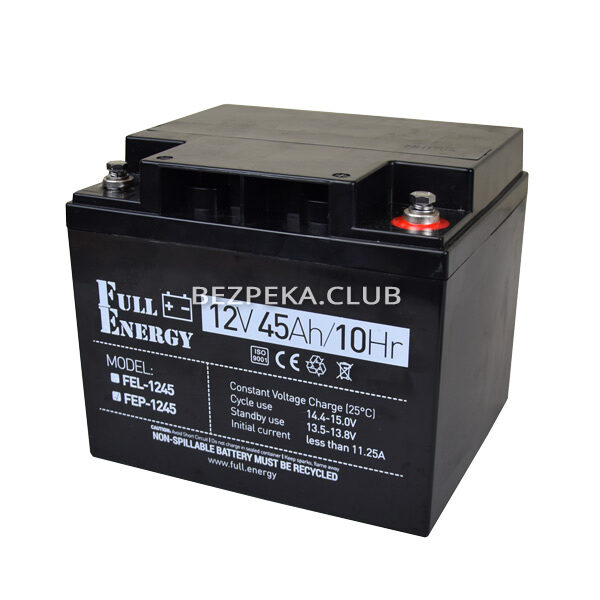 Power sources/Rechargeable Batteries Battery Full Energy FEP-1245