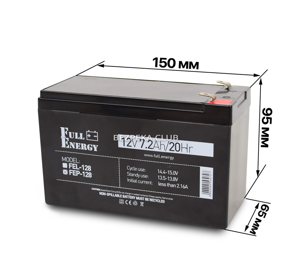 Battery Full Energy FEP-128 - Image 2