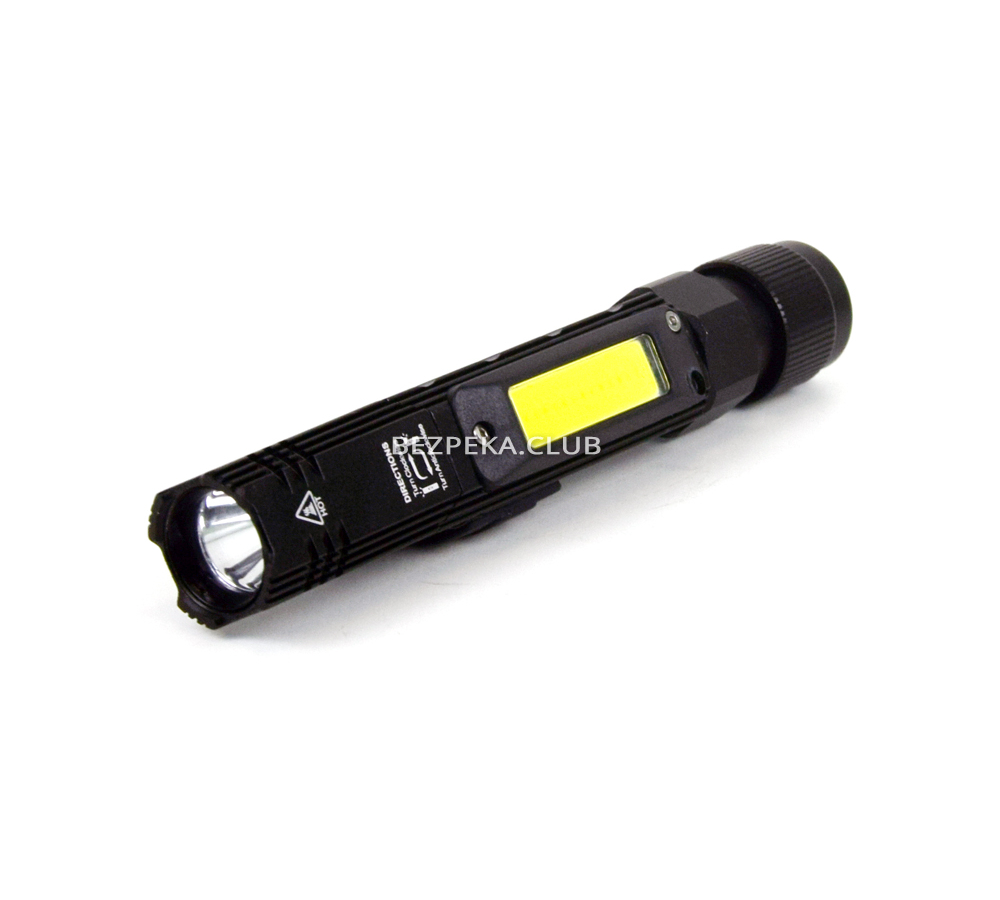 SUPERFIRE G19 manual flashlight with 5 modes and red light and magnet - Image 1