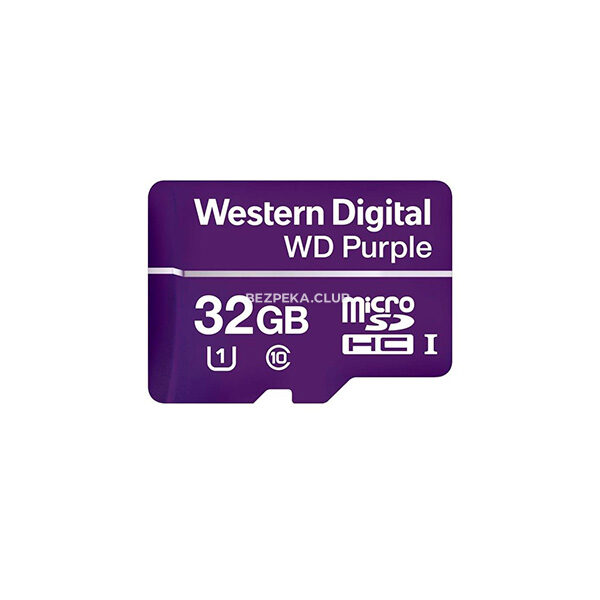 Системы видеонаблюдения/MicroSD для видеонаблюдения Карта памяти MicroSDHC 32GB UHS-I Western Digital