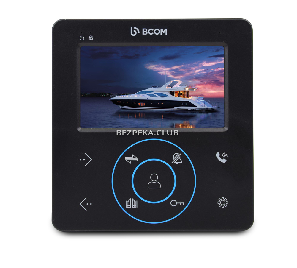 Комплект видеодомофона BCOM BD-480M Black Kit - Фото 5