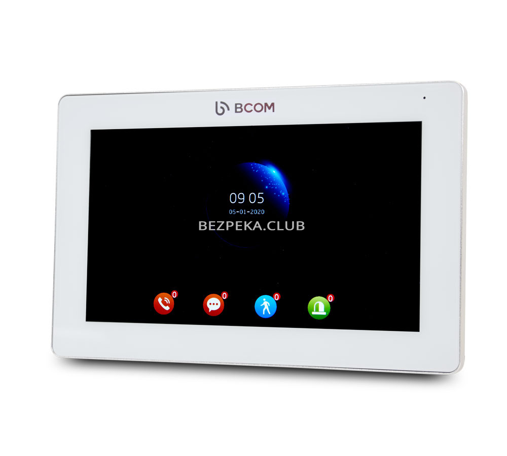 Комплект Wi-Fi видеодомофона BCOM BD-770FHD/T White Kit с поддержкой Tuya Smart - Фото 2