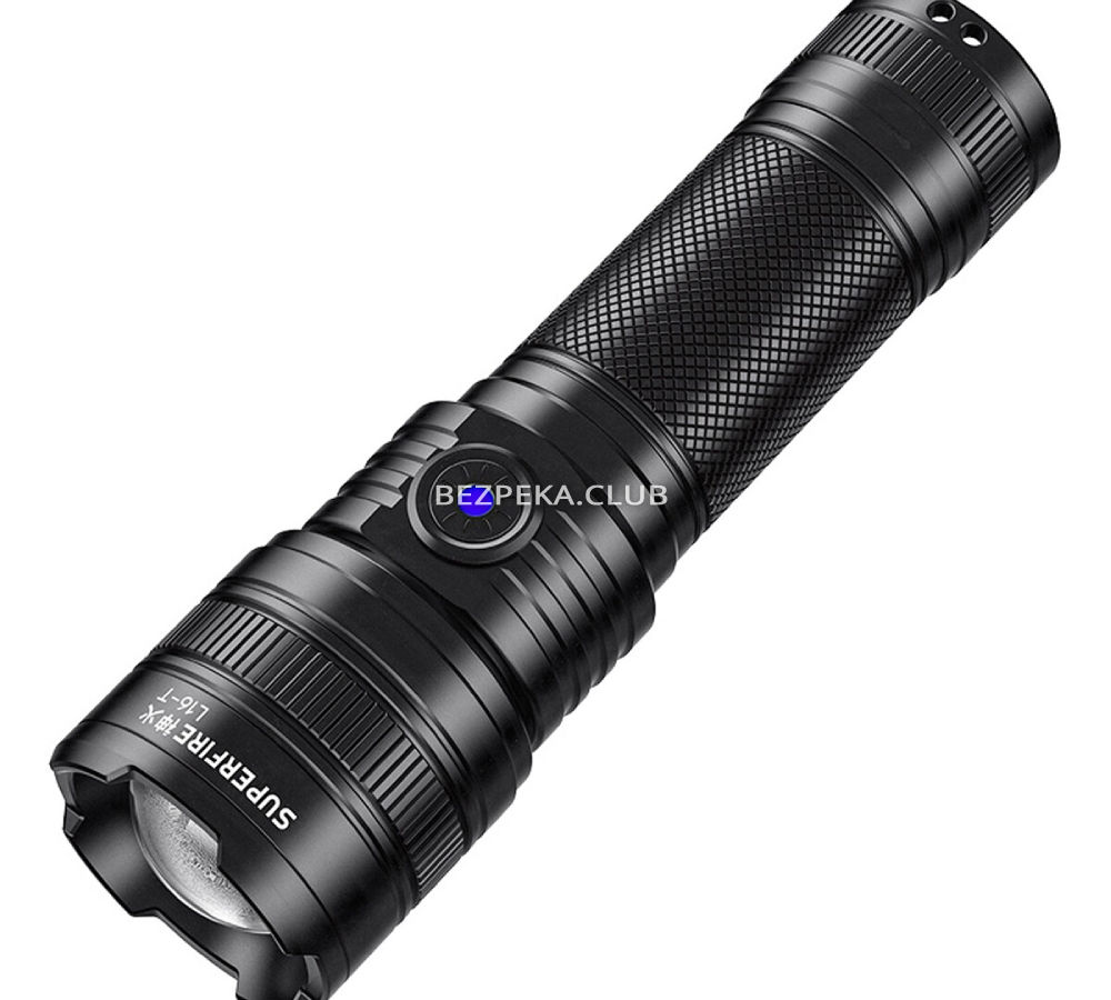 SUPERFIRE L16-T 7W Rechargeable Telescopic Handheld Flashlight - Image 1