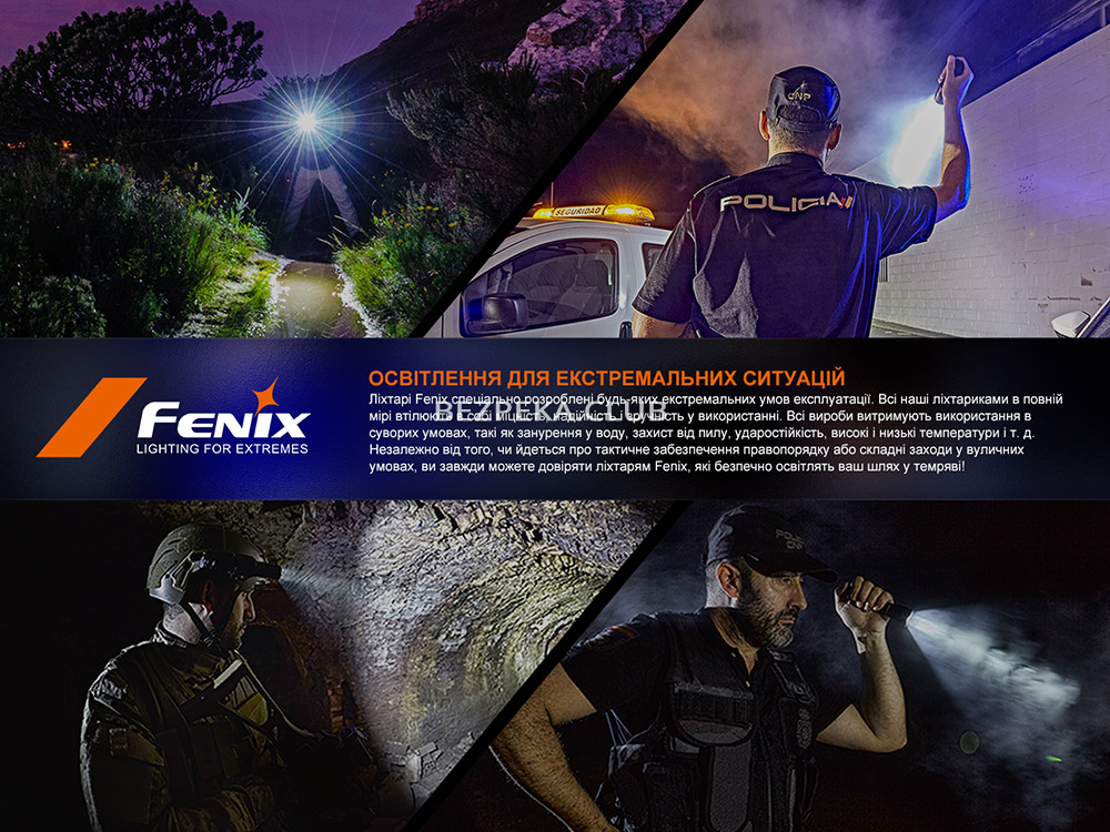 Fenix PD35R tactical flashlight with 6 modes and a strobe - Image 17