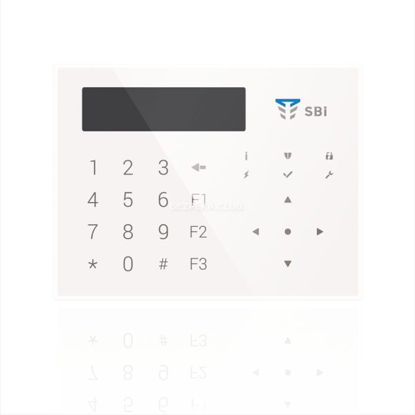 Security Alarms/Keypads Keypad Tiras Orion К-GLCD white