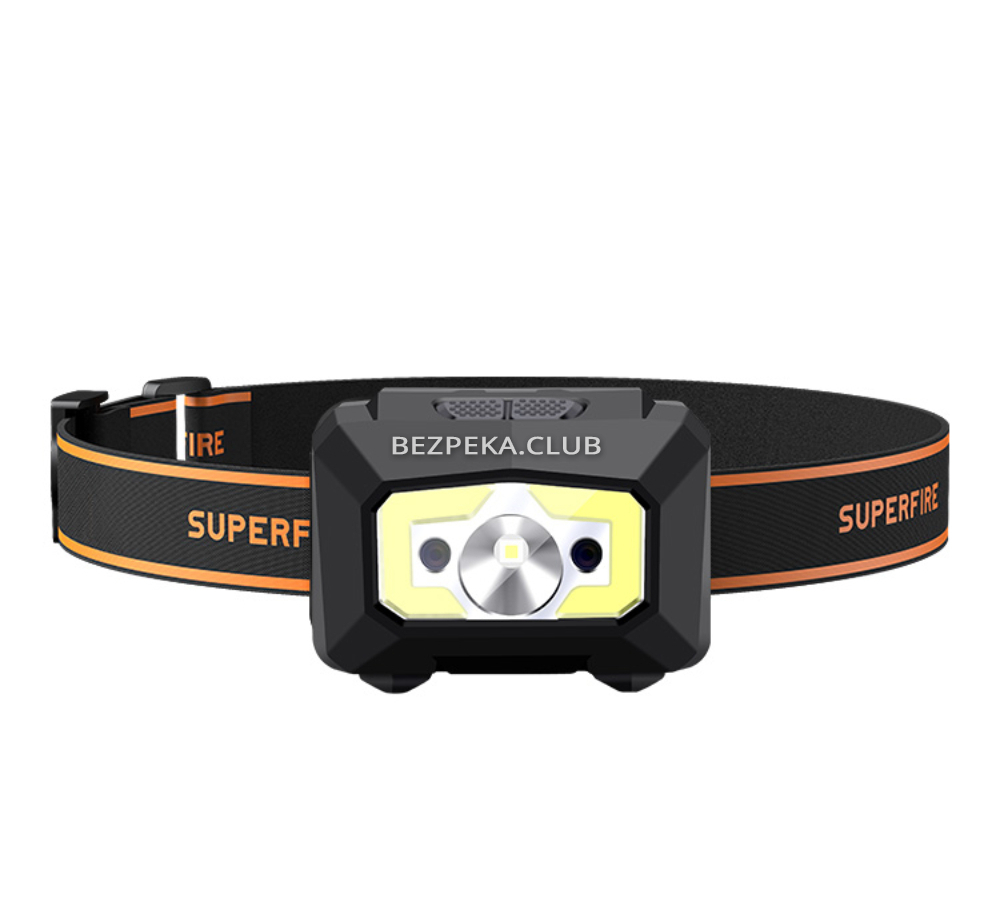 Superfire X30 headlamp with 5 modes and motion sensor - Image 1