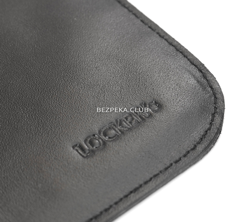 LOCKER's LN15-Black shielding leather bag-case for a 15