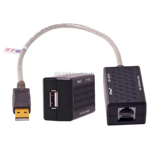 Системи відеоспостереження/Балуни Подовжувач USB-RJ45 DTECH DT-5015