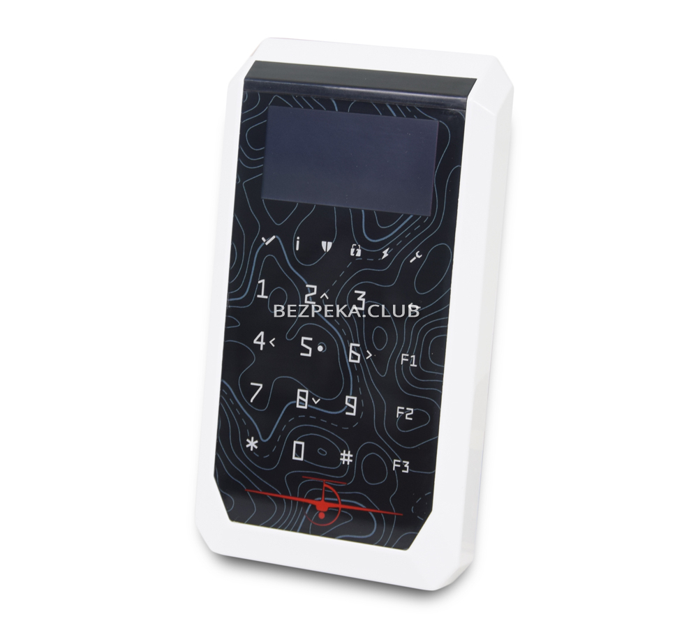 TIRAS K-PAD OLED+(PE) touch keyboard for controlling the Orion NOVA security system - Image 1