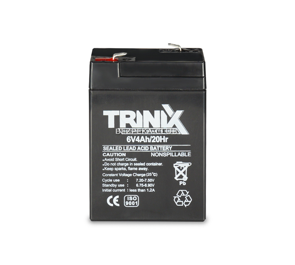 Акумуляторна батарея Trinix 6V4Ah свинцево-кислотна - Зображення 2