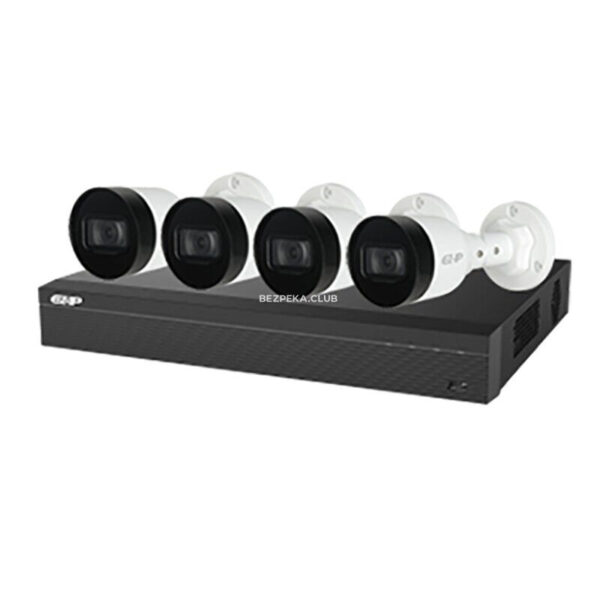 Системи відеоспостереження/Комплект відеонагляду Комплект відеоспостереження Dahua EZIP-KIT/NVR1B04HC-4P/E/4-B1B20