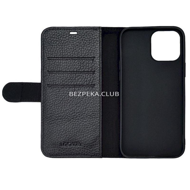 Flip case with EMF protection for iPhone 13 Pro Max LOCKER's LCBF-13ProMax-Black - Image 3