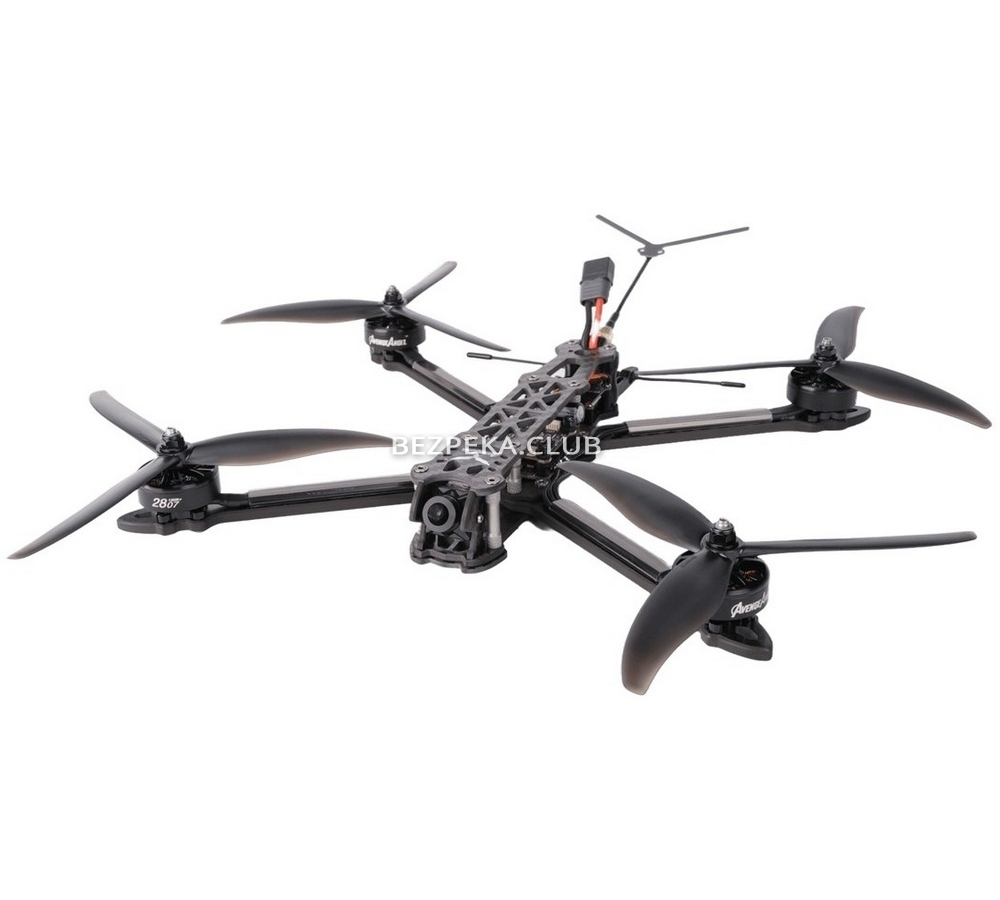 Quadrocopter FPV drone Revenge 1 (5.8 GHz, 0.8 kg, 8400 mah, 10 km) kamikaze - Image 1
