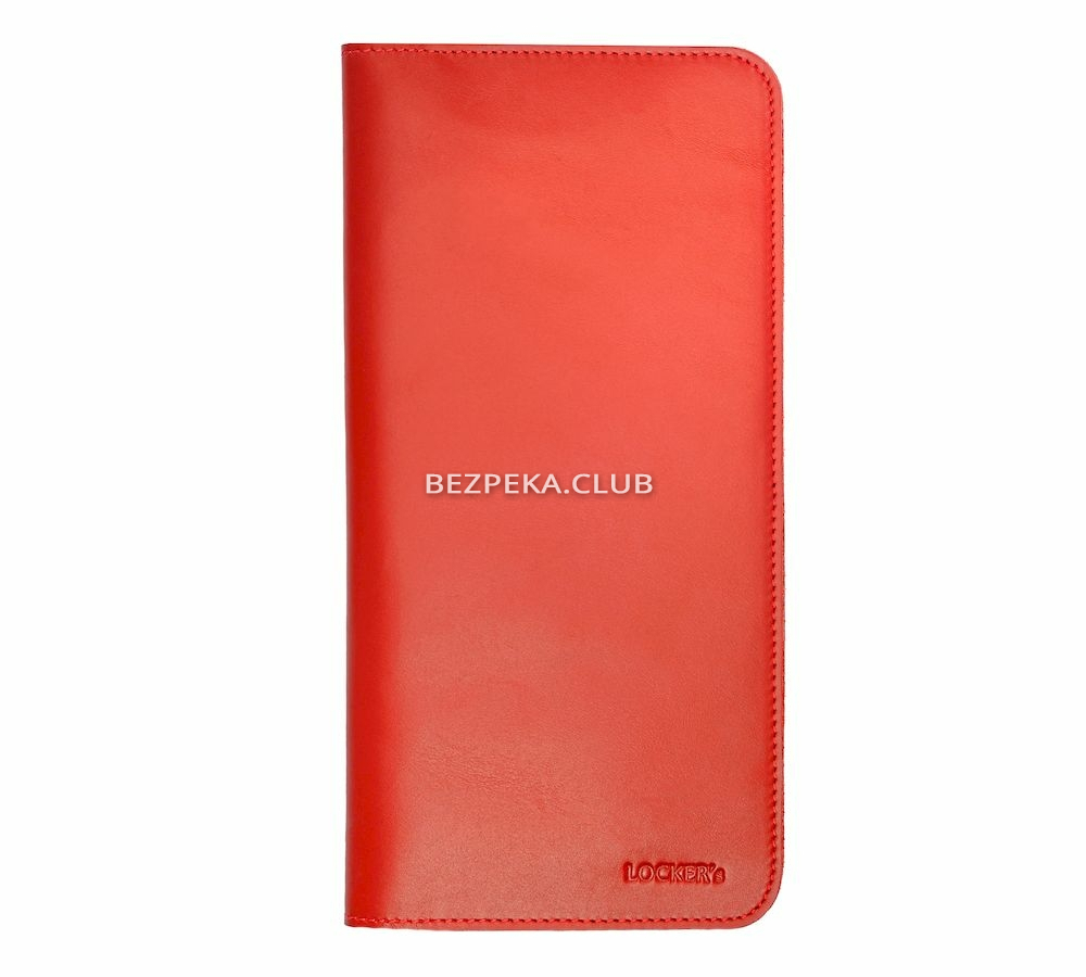 Travel organizer for documents with RFID protection LOCKER's LT-Red - Image 1