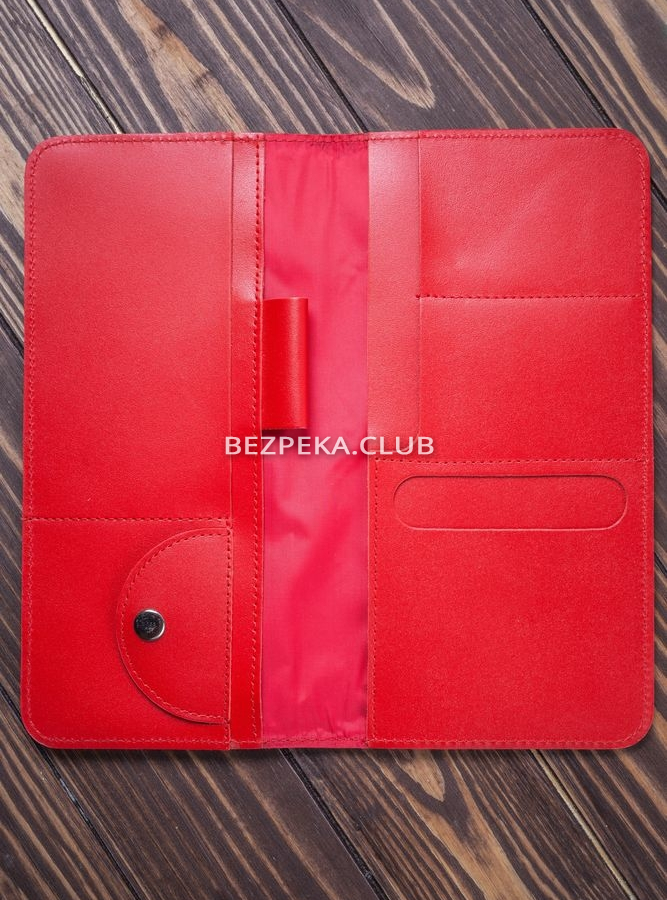 Travel organizer for documents with RFID protection LOCKER's LT-Red - Image 9