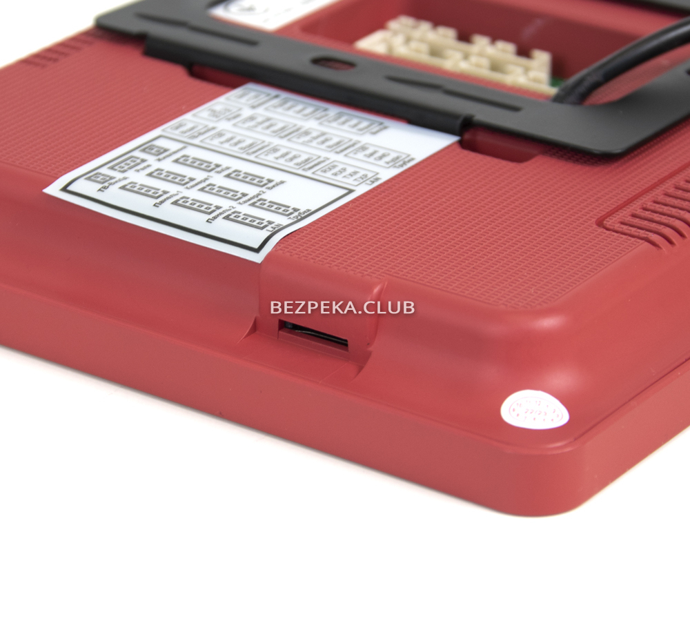 Wi-Fi видеодомофон BCOM BD-760FHD/T Red с поддержкой Tuya Smart - Фото 3