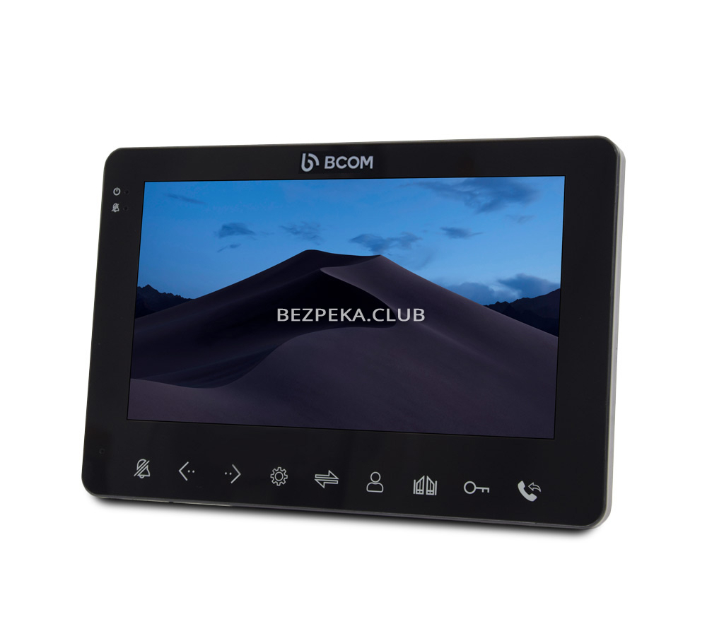 Відеодомофон BCOM BD-780FHD Black з детектором руху та записом відео - Зображення 4