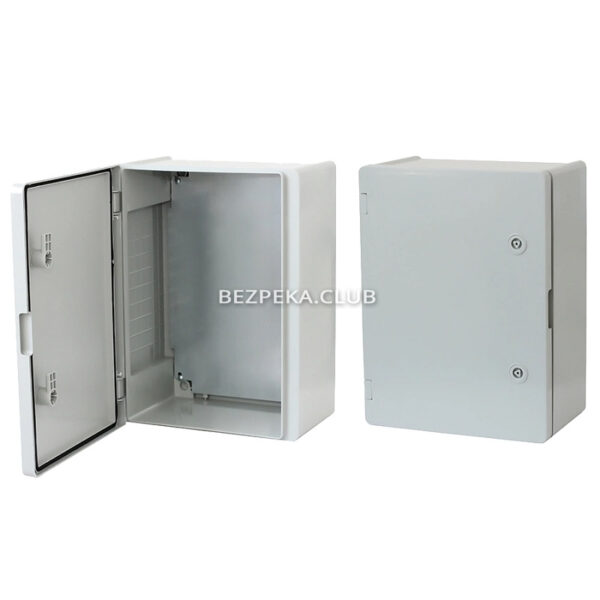 Cable, Tool/Boxes, hermetic boxes Вoard with mounting plate ERKA 025, opal door, IP 65