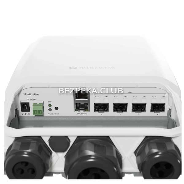 5-портовый коммутатор Mikrotik FiberBox Plus CRS305-1G-4S+OUT управляемый - Фото 4