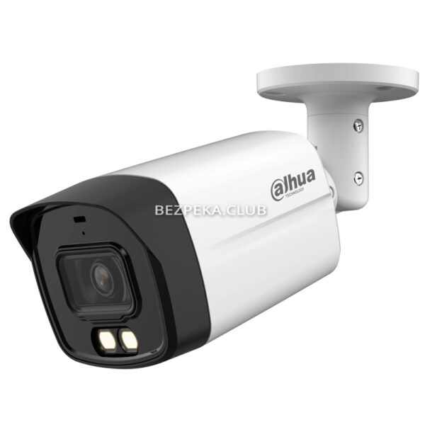 Системи відеоспостереження/Камери стеження 2 Мп HDCVI відеокамера Dahua DH-HAC-HFW1200TLMP-IL-A (3.6мм) Smart Dual Light