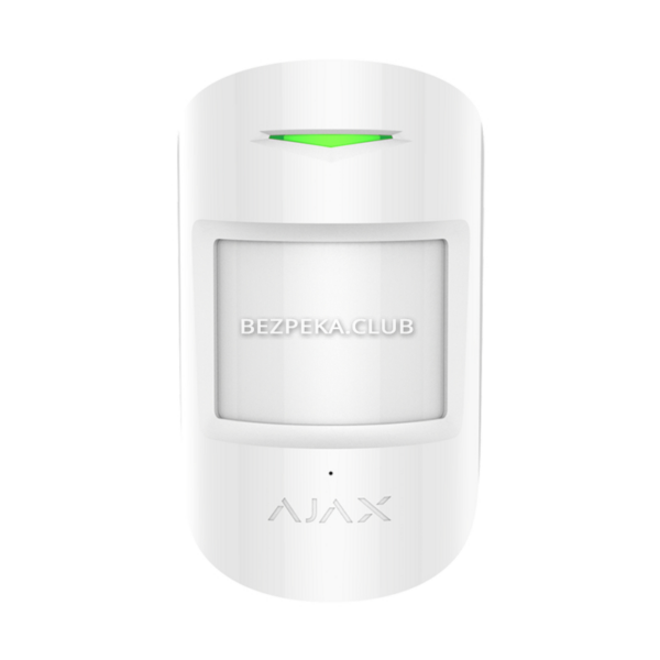 Охранные сигнализации/Датчики сигнализации Беспроводный датчик движения и разбития Ajax CombiProtect S Jeweller white