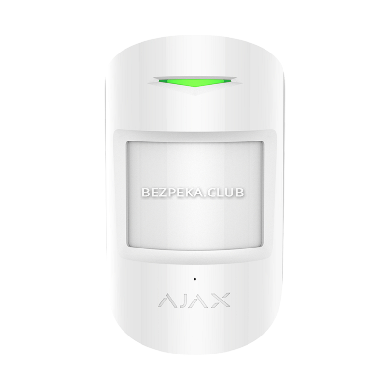 Wireless motion and glass break detector Ajax CombiProtect S Jeweller white - Image 1
