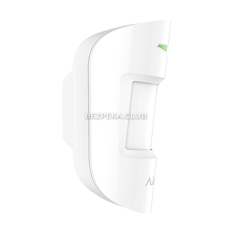 Бездротовий датчик руху Ajax MotionProtect S Plus Jeweller white з мікрохвильовим сенсором - Зображення 4